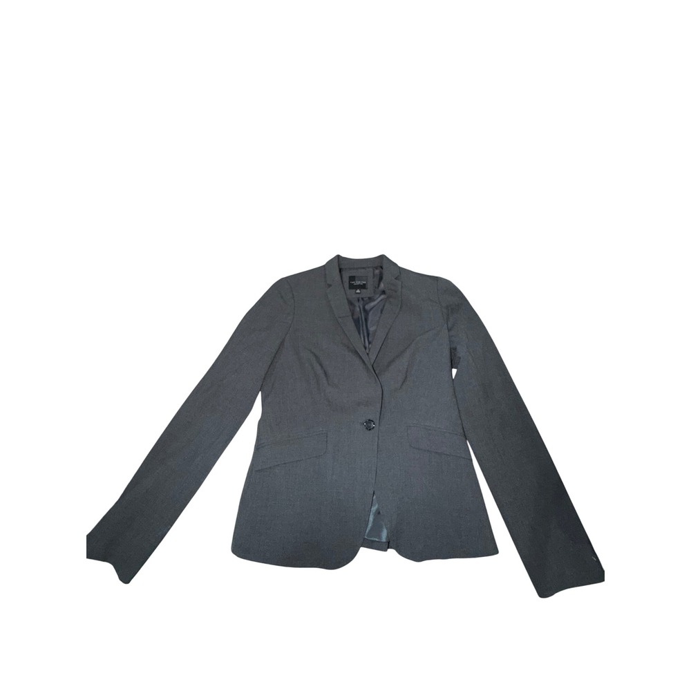 The Limited Collection Women's Gray‎ One Button Business Blazer Size S